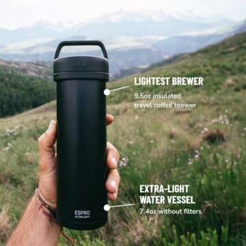 ESPRO P0 Ultralight French Press for Coffee on the Go