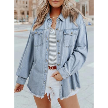 Stylish Oversized Women’s Denim Jackets for Any Occasion