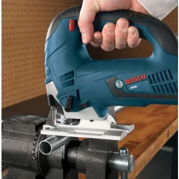 BOSCH JS365 120V 6.5 Amp Top-Handle Jigsaw Kit Variable Speed, 45 Degree Bevel Cuts, Up to 3,000 SPM