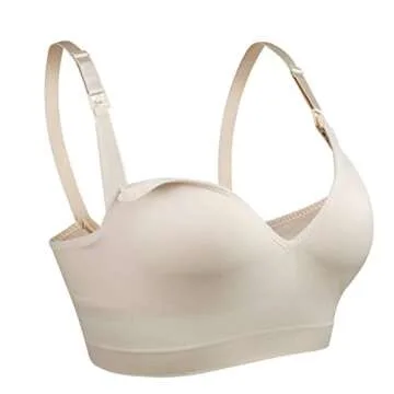 COOSHCO Women's Nursing Bra - Comfortable Seamless Design