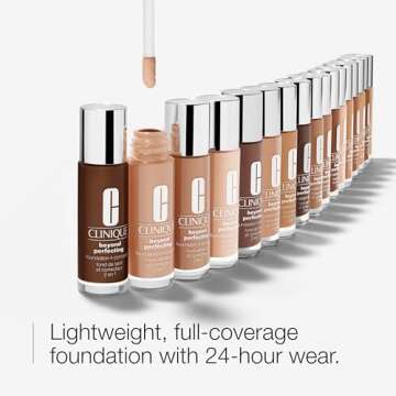 Clinique Beyond Perfecting Liquid Lightweight Full Coverage Foundation + Concealer For Dry Combinati...