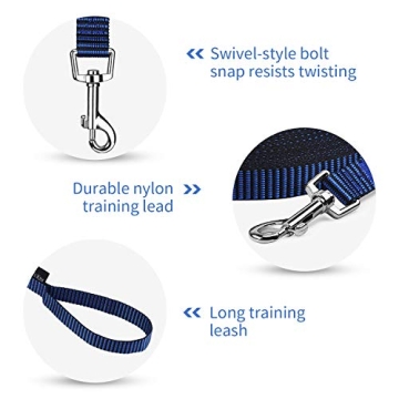 Hi Kiss 30ft Dog Training Leash – Perfect for Outdoors and Training