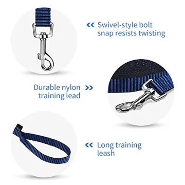 Hi Kiss 30ft Dog Training Leash – Perfect for Outdoors and Training