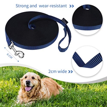 Hi Kiss 30ft Dog Training Leash – Perfect for Outdoors and Training
