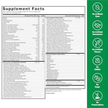 Force Factor Smarter Greens: Superfood Powder for Gut Health