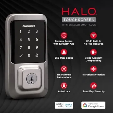 Kwikset Halo Wi-Fi Smart Lock with Touchscreen