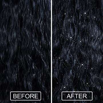 Body Glitter Spray, Temporary Body Shimmer Spray for Face, Hair, Clothing, Long Lasting Quick-Drying Shiny Hairspray for Music Festival Rave, Nightclub Party, Prom, 2oz