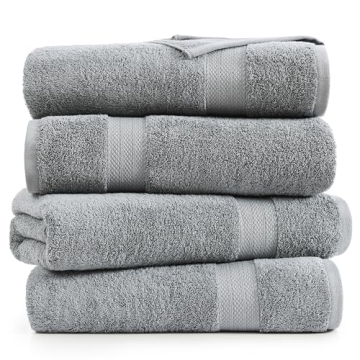 LANE LINEN Oversized Cotton Bath Sheets Set for Adults
