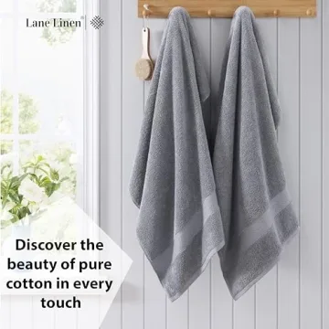 LANE LINEN Oversized Cotton Bath Sheets Set for Adults