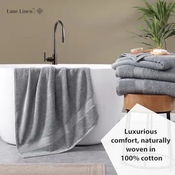 LANE LINEN Oversized Cotton Bath Sheets Set for Adults