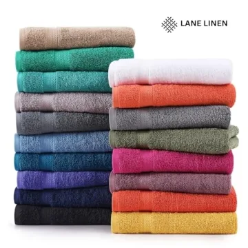 LANE LINEN Oversized Cotton Bath Sheets Set for Adults