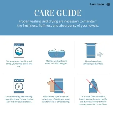 LANE LINEN Oversized Cotton Bath Sheets Set for Adults