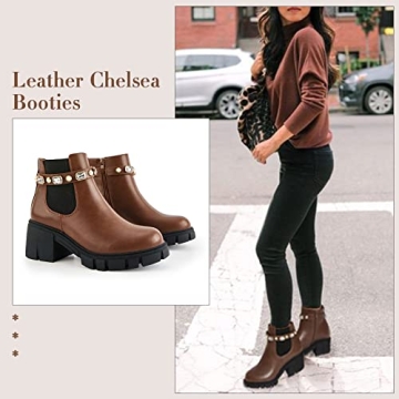 TINSTREE Women's Platform Boots Stylish Comfort and Style