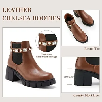 TINSTREE Women's Platform Boots Stylish Comfort and Style