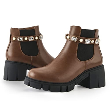 TINSTREE Women's Platform Boots Stylish Comfort and Style