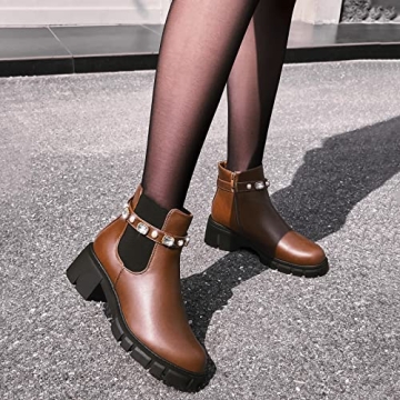 TINSTREE Women's Platform Boots Stylish Comfort and Style