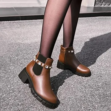 TINSTREE Women's Platform Boots Stylish Comfort and Style