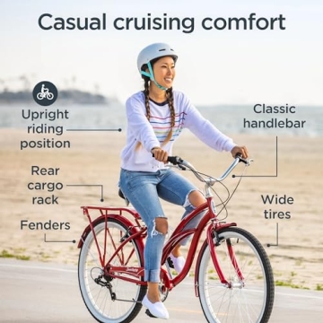 Schwinn Sanctuary 7 Cruiser Bike Stylish Versatile Comfort