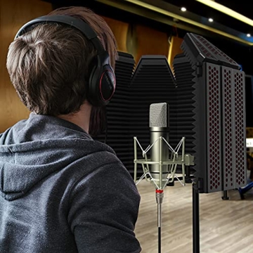 XTUGA Foldable Microphone Isolation Shield