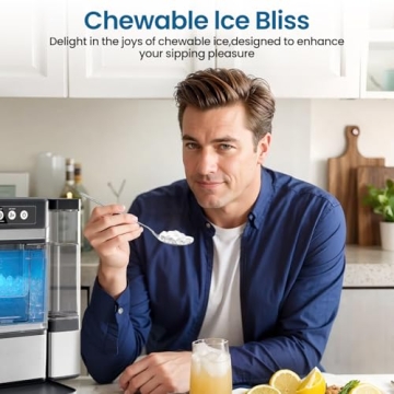 Chewable Crunchable Ice Maker for Perfect Parties