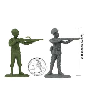BMC WW2 D-Day Figure Set with 34 Soldiers