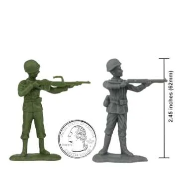 BMC WW2 D-Day Figure Set with 34 Soldiers