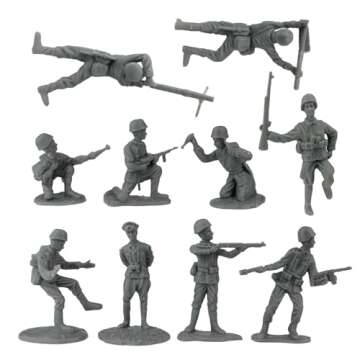 BMC WW2 D-Day Figure Set with 34 Soldiers