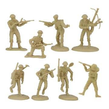 BMC WW2 D-Day Figure Set with 34 Soldiers