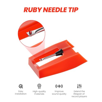 Premium Rubber Tips for Record Player Needles - 4 Pack