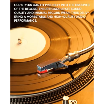 Premium Rubber Tips for Record Player Needles - 4 Pack