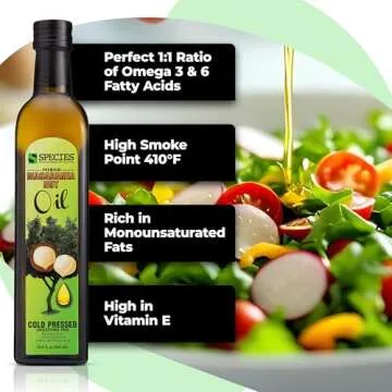 Species Nutrition Macadamia Nut Oil for Gourmet Cooking