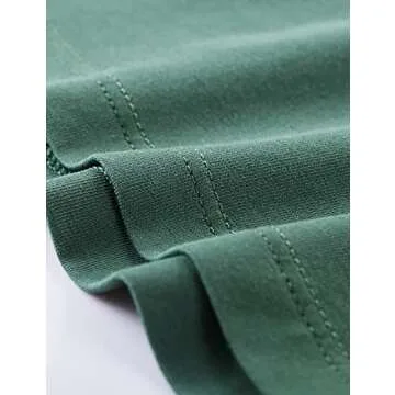 CRZ YOGA Men's Lightweight Pima Cotton Tank Tops Crew Neck Moisture Wicking Sleeveless Shirts Workout Muscle Undershirts Graphite Green Medium