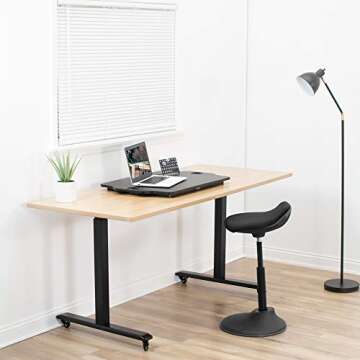 VIVO 27 inch Adjustable Standing Desk Converter for Home Office