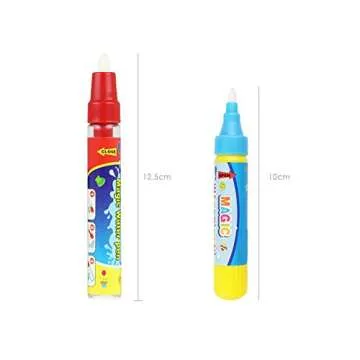 HOMSEEK 5Pcs Water Doodle Pens Aqua Drawing Doodle Pens,Replacement Water Pens for Doodle Mat Water Book