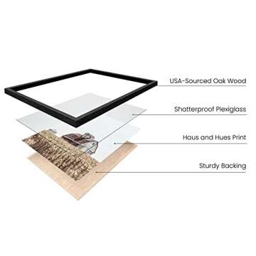 HAUS AND HUES Highland Cow Art and Farmhouse Wall Decor Cow Wall Art and Farmhouse Pictures | Cow Decor | Cow Prints Wall Art | Cow Pictures Wall Décor