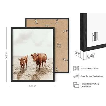 HAUS AND HUES Highland Cow Art and Farmhouse Wall Decor Cow Wall Art and Farmhouse Pictures | Cow Decor | Cow Prints Wall Art | Cow Pictures Wall Décor