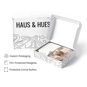 HAUS AND HUES Highland Cow Art and Farmhouse Wall Decor Cow Wall Art and Farmhouse Pictures | Cow Decor | Cow Prints Wall Art | Cow Pictures Wall Décor