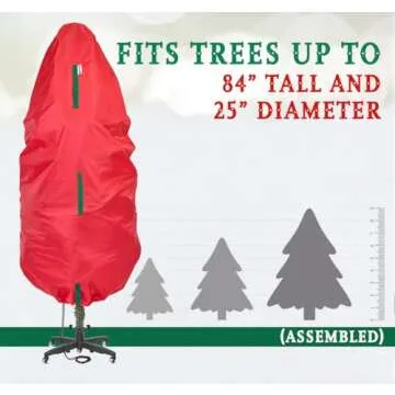 Upright Christmas Tree Storage Bag for Easy Holiday Organization