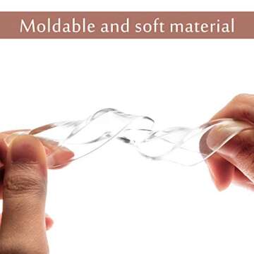 BBTO 20 Pieces Sports Mouth Guard Boxing Mouth Protection Athletic Mouthpiece for Football Basketball Hockey Karate Rugby Match(Transparent Color,Adult (11 yrs & Above))