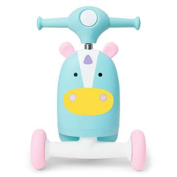 Skip Hop 3-in-1 Push Walker & Scooter - Zoo Unicorn