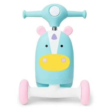 Skip Hop 3-in-1 Push Walker & Scooter - Zoo Unicorn