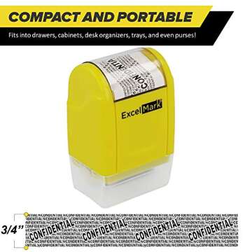 ExcelMark Rolling Identity Theft Stamp (Small)