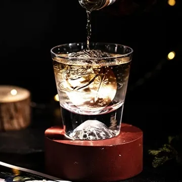 KooMall 3D Rose Ice Molds for Stunning Drinks