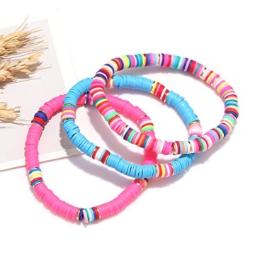 XOCARTIGE Surfer Heishi Bracelets - Colorful Layering Jewelry
