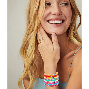 XOCARTIGE Surfer Heishi Bracelets - Colorful Layering Jewelry
