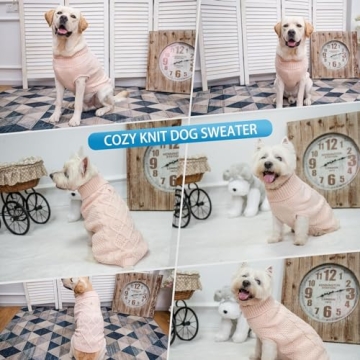 Mihachi Turtleneck Dog Sweater for Winter Comfort