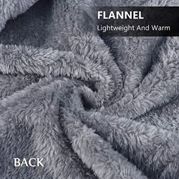 Cozy Forestfish Fleece Wearable Blanket in Plaid Design