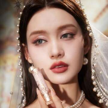 Flower Knows Little Angel Matte Lipstick,Super Soft & Ultra Silky Lip Stick,Long Lasting & Moisturizing Vegan Lip Mud for Girls&Women,Velvety Finish,3.5g,1Count(C06 Lyric Poetry)