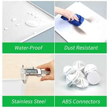 KOUSI Portable Storage Cubes with Doors, 14 x14 (12 Cube)-More Stable (add Metal Panel) Modular Bookshelf Units, Clothes Shelves, Room Organizer for Cubby Cube