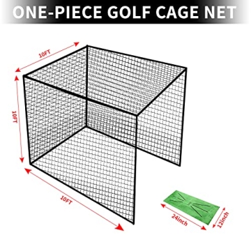 Tongmo Golf Cage Net for Indoor and Outdoor Practice